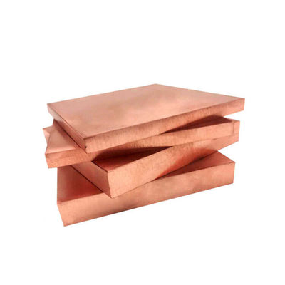 สีแดง ทองแดง โลหะแผ่น Electrolytic ทองแดง แคธอดแผ่น C10100 C10200 C10300