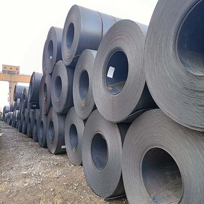 สีธรรมชาติ Carbon Steel Coil ในรัล Code การปรับปรุงความยาว 1000-6000mm กว้าง 0.3-6.0mm